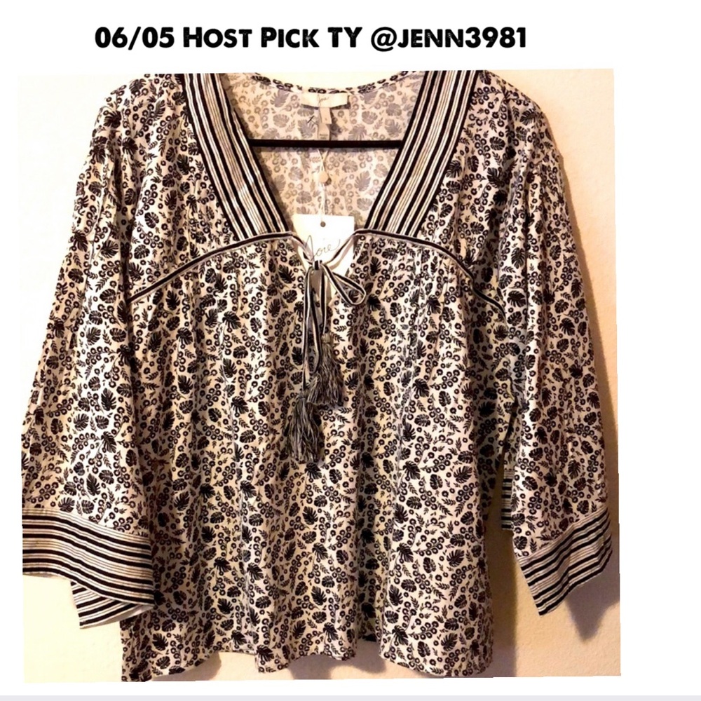 Joie Culveria Blouse with tassels size Small New!